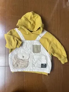 BREEZE パーカー 90 マスタード