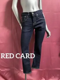 RED CARD◇レッドカード◇レディースワンウォッシュスキニーデニムパンツ
