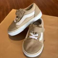 バンズ　キッズ
Vans Old Skool ベージュ 14cm