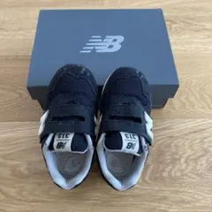 ニューバランス 313 ブラックスニーカー 15cm