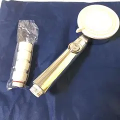 手元止水ボタン付き シャワーヘッド 変換アダプター付属のサムネイル