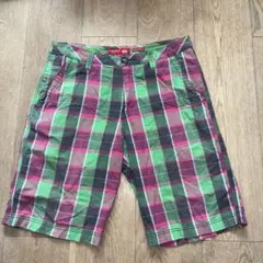 QUIKSILVER 【Ｌ】ショートパンツ チェック柄のサムネイル