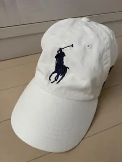 Polo Ralph Lauren ベースボールキャップ ホワイト
