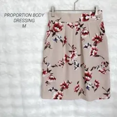プロポーションボディドレッシング 花柄 スカート 上品 華やか きれいめ