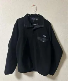 90s patagonia シンチラ スナップT オールブラック