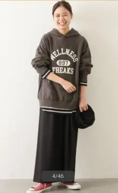 セット WELLNESS ワイド スウェットPT フーディ