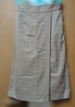 【GU】チェック柄 タイトスカート 約72cm