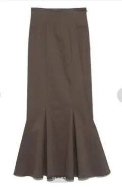 snidel ハイウエストヘムフレアスカート