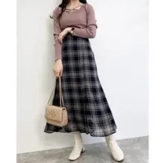 INGNIシアーチェックスカート