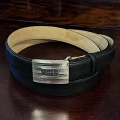 VINTAGE TIFFANY & CO.エンジンターンベルト 黒40納品書付き VINTAGE TIFFANY & CO.エンジンターンベルト 黒40納品書付き 小物