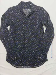 ■ポール・スミス PS 長袖シャツ ドット柄 ブラック系 Sサイズ メンズ