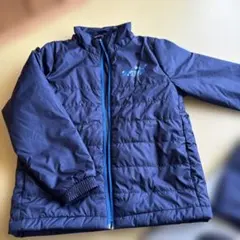 PUMA キッズ 中綿ジャケット ネイビーのサムネイル