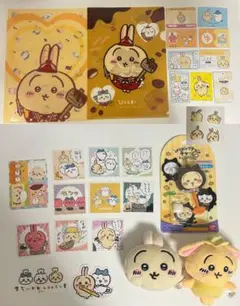 ちいかわ うさぎ まとめ売り ステッカー カード クリアファイル マスコット