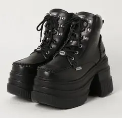 YOSUKE/ヨースケ」厚底レースアップショートブーツ　24.5