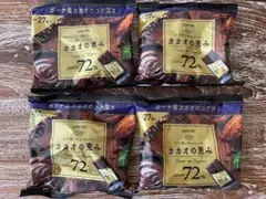 LOTTE カカオの恵み 72% チョコレート 4袋セット