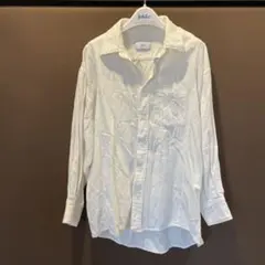 AZUL by moussy 長袖シャツ S ホワイト　オーバーシャツ