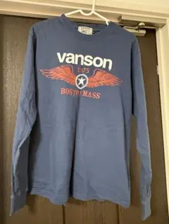 VANSON ワンスター 長袖カットソー ネイビー　Mのサムネイル