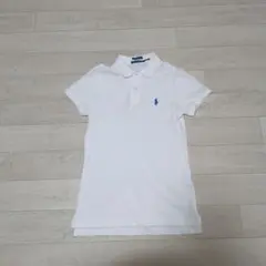 RALPH LAUREN ラルフローレン スキニーポロ ホワイト S