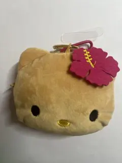 日焼けキティちゃん 小物入れ カラビナ付き
