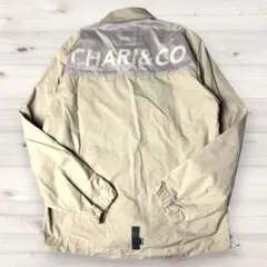 美品✨CHARI&CO チャリアンドコー シャツジャケット ベージュ バックロゴのサムネイル