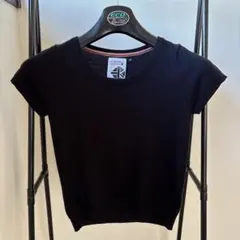 値下げ！HK WORKS LONDON半袖ニットのサムネイル
