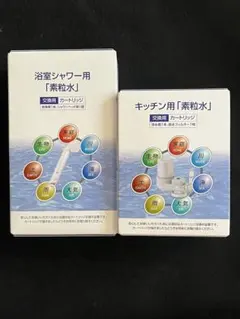 素粒水 キッチン用交換カートリッジ 2個セット キッチン用「素粒水」交換用カートリッジ 2個セット - メルカリ