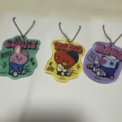BT21 オリジナルアクリルキーホルダー クッキー タタ マン セット