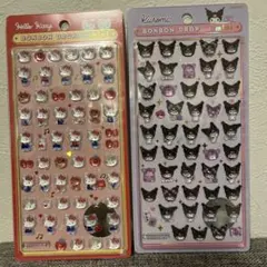 ハローキティ・クロミ　ボンボンドロップミニシール