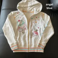 エンジェルブルー　パーカー　Y2K 平成女児服　デイジーラバーズ　メゾピアノ