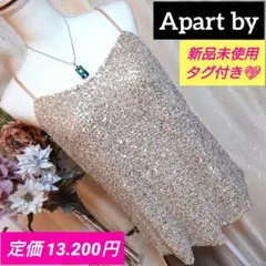 新品Apart byスパンコール キャミソール ゴールド Y2K 平成ギャルのサムネイル