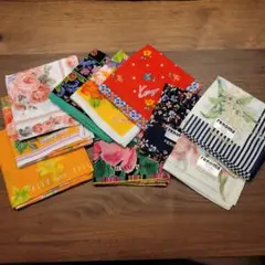 ハンカチ 新品 未使用 10枚　花柄　KENZO HANAEMORI ELLE