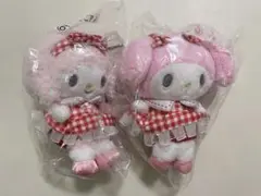 マイメロくじ　ぬいぐるみキーホルダー2点セット