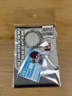 僕のヒーローアカデミア 轟焦凍　ジロリラバー塗装風二連アクリルキーホルダー