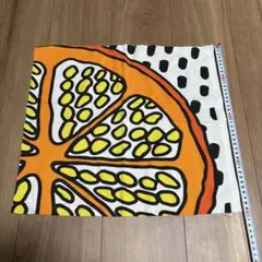 【廃盤】IKEA ファブリック生地　オレンジ　約39×43cm