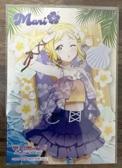 ラブライブ THEキャラCafe ブロマイド Aqours 小原鞠莉