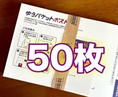 【50枚】折り曲げ無し ゆうパケットポストmini専用封筒