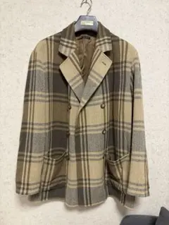 emporio armani 90s チェック ダブル テーラードジャケット