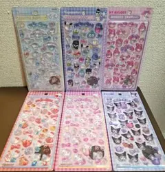【正規品】ボンボンドロップシール サンリオ 第2弾 6種セット