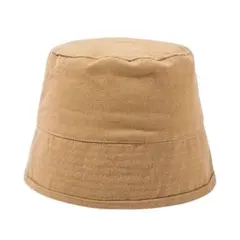 【未使用】帽子 バケットハット 無地 日除け UV対策 男女兼用