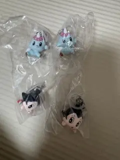 【新品】手塚治虫キャラクターめじるしアクセサリー アトム✖️2 ユニコ✖️2