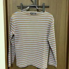 SAINT JAMES ボーダーカットソー 長袖 ブラウン×ブルーのサムネイル