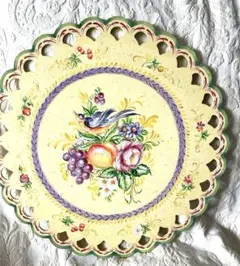 トールペイント　ハンドメイド　果物野菜 トールペイント：フルーツのプレート 春 夏 果物 - COUNTRY22'S