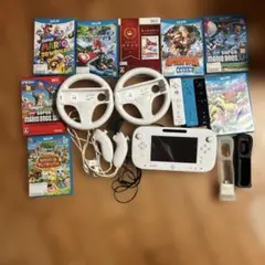 WiiU本体+多彩なゲームソフト、付属品セット