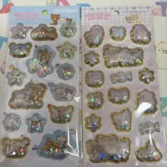 リラックマ キラッとぷくぷくエアーシール 2シートセット
