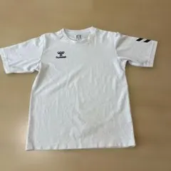 hummel ヒュンメル プラクティスシャツ ホワイト 160