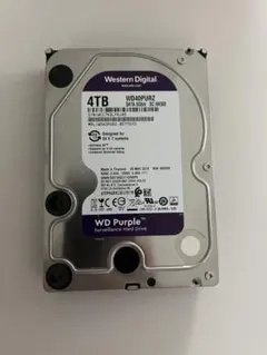 WD Purple 4TB HDD WD40PURZ - メルカリ