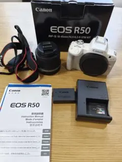✨ショット数激少✨⭐予備電池付き⭐Canon EOS R50 レンズセット