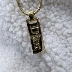 美品 Dior ゴールド ペンダントネックレス ヴィンテージ　約42cm 調整可