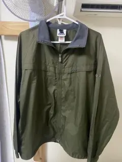 adidas ナイロンジャケット M 緑