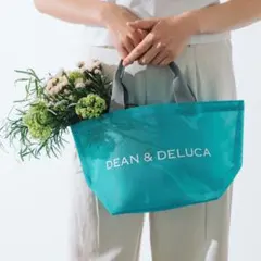 DEAN & DELUCA メッシュトートバッグ ターコイズのサムネイル